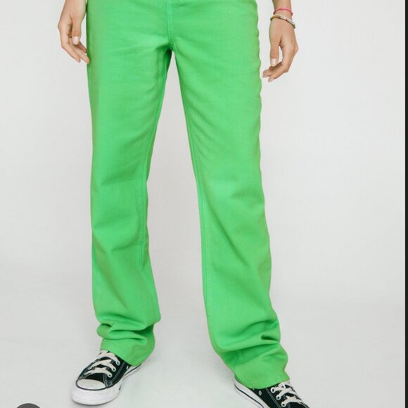 Bright Neon Green Jeans | Perfect for Spring & Summer - Picture 7 of 8